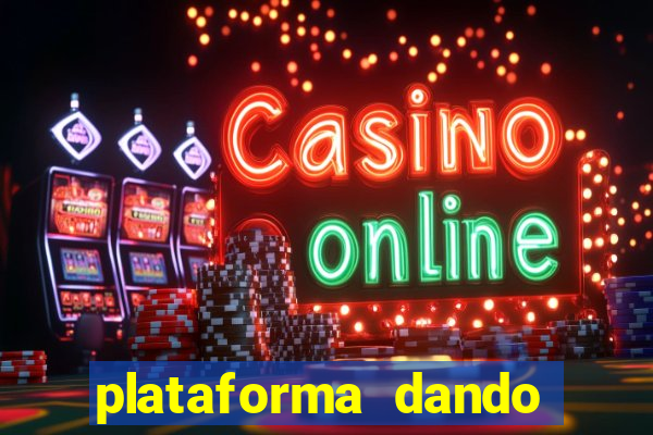 plataforma dando bonus de cadastro